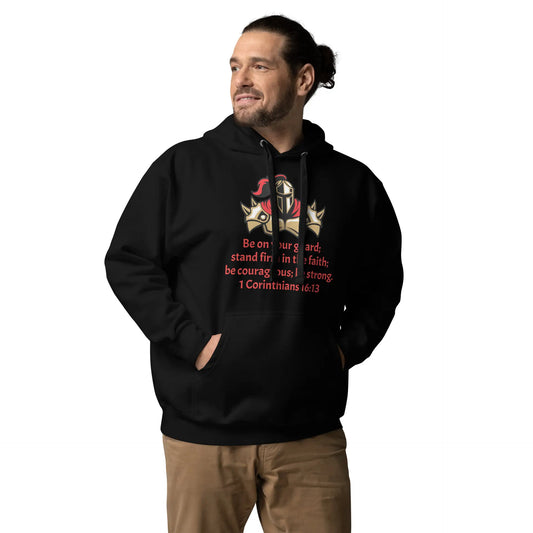 1 Corinthians 16:13 Faith Warrior Unisex Hoodie