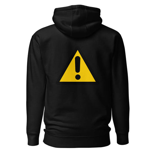 Caution Warning Label Unisex Hoodie