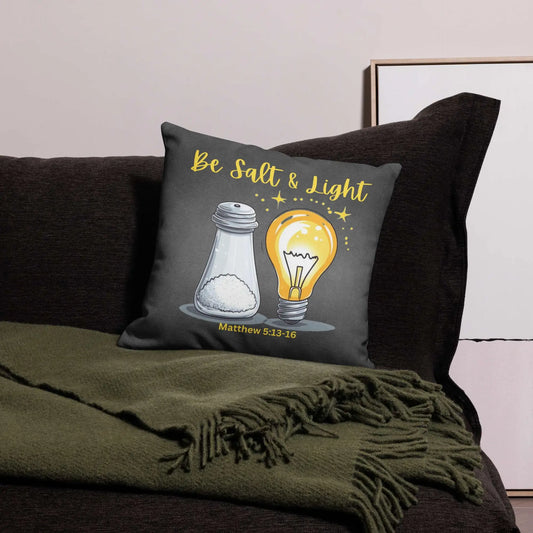 Matthew 5-13-16 Salt & Light Premium Pillow
