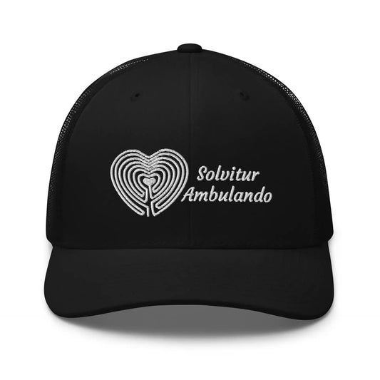 Labyrinth Heart Labyrinth Solvitur Ambulando Trucker Cap