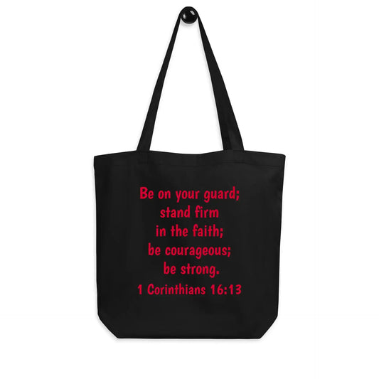 1 Corinthians 16:13 Faith Eco Tote Bag