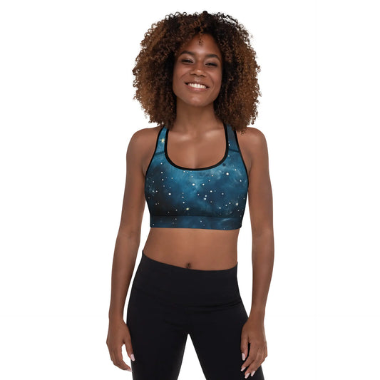 Celestial Supernova Padded Sports Bra