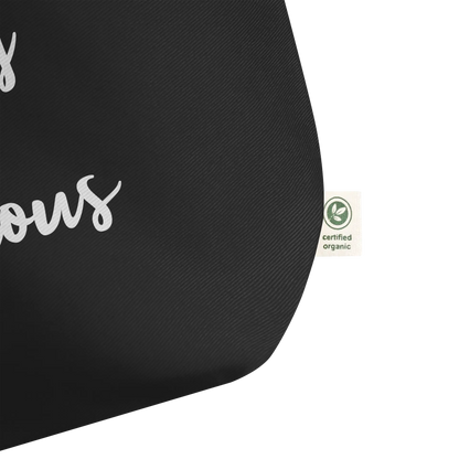 Feisty & Fabulous Large organic tote bag