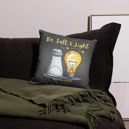 Matthew 5-13-16 Salt & Light Premium Pillow