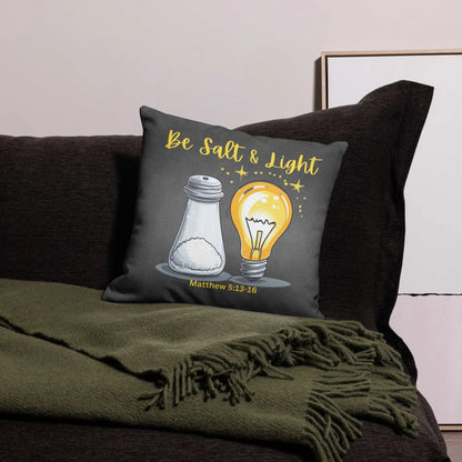 Matthew 5-13-16 Salt & Light Premium Pillow