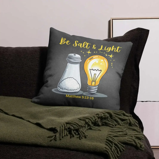 Matthew 5-13-16 Salt & Light Premium Pillow