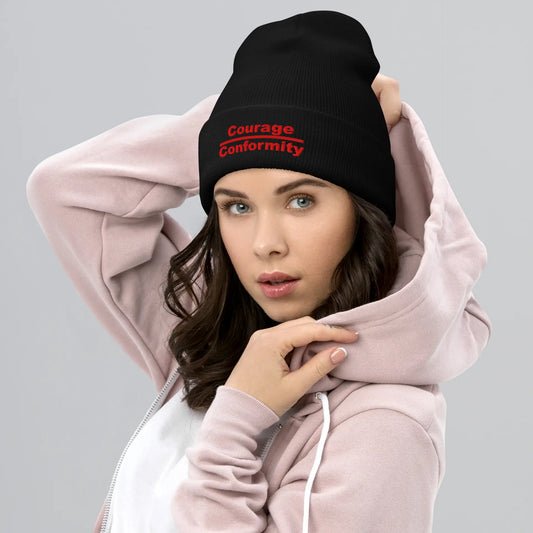 Courage over Conformity Cuffed Beanie
