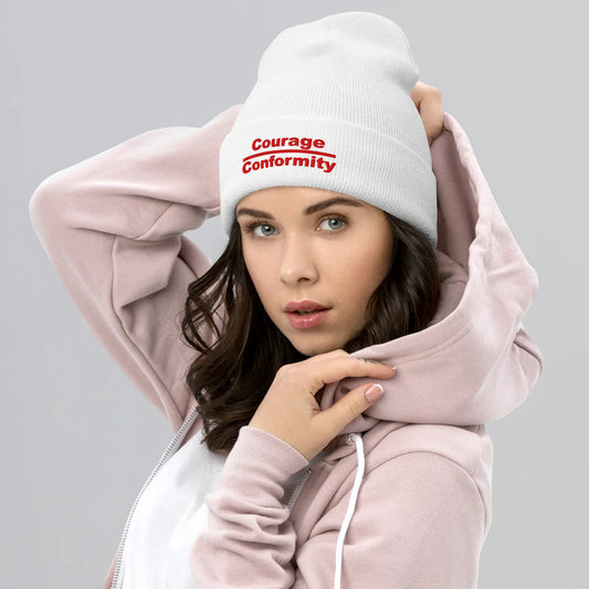 Courage over Conformity Cuffed Beanie
