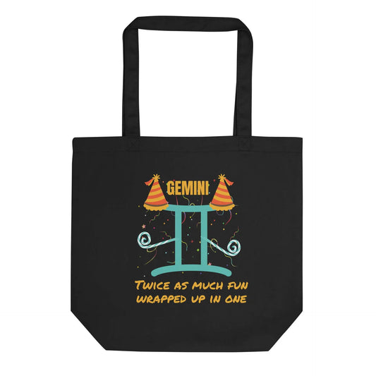Gemini Twice as Much Fun Eco Tote Bag