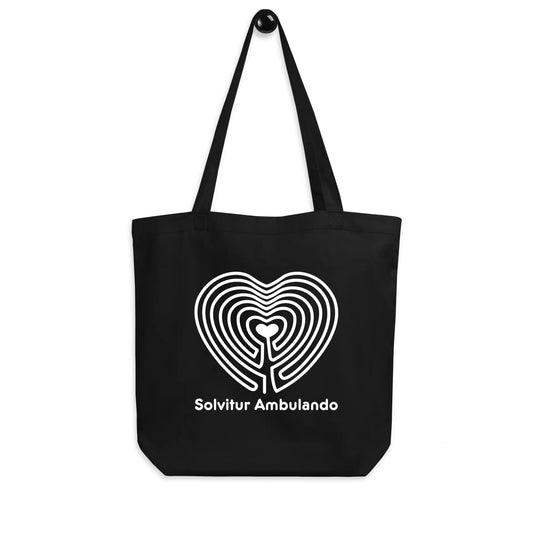 Labyrinth Heart Labyrinth Solvitur Ambulando Eco Tote Bag