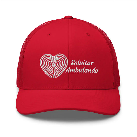 Labyrinth Heart Labyrinth Solvitur Ambulando Trucker Cap