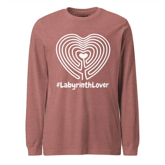 Labyrinth Heart Labyrinth #labyrinthlover Unisex Long Sleeve Tee