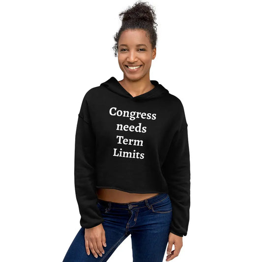 Congress needs Term Limits Crop Hoodie