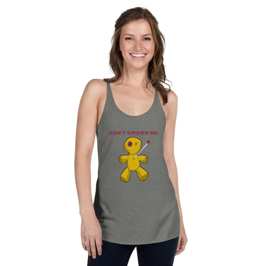 Voodoo Doll, Don't Cross Me Women's Racerback Tank